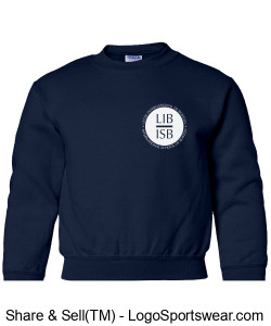 Gildan Youth Heavy Blend™ Crew Sweatshirt Design Zoom
